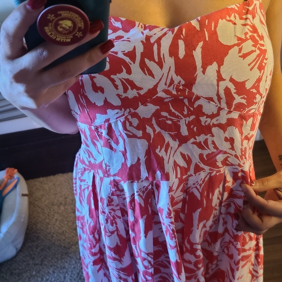 1950's baby doll hawaiian print halter dress - Picture 6 of 11